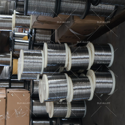 좋은 가격 Ni60Cr15 니크롬 가열 저항선, 1150°C 작동 온도, 637MPA 인장 강도, ≥20% 연신율 온라인으로